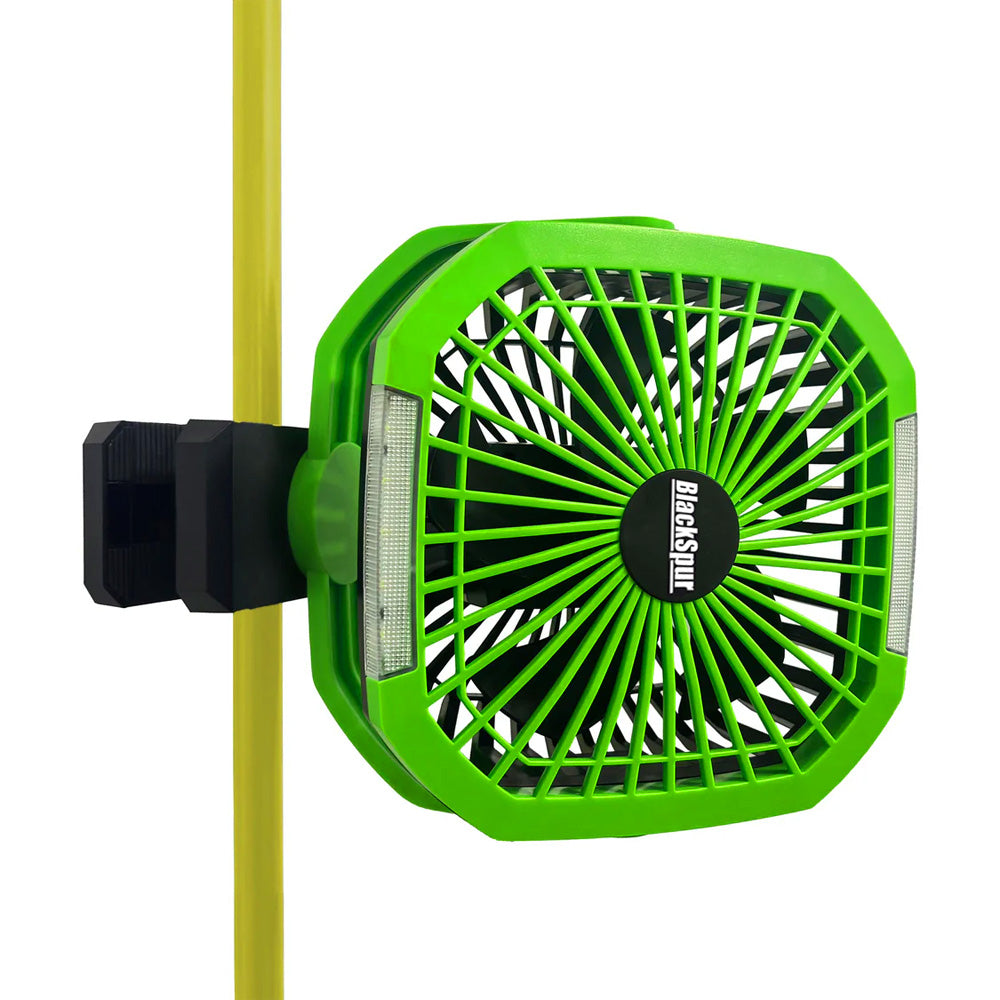 BlackSpur Dual-Function Work Light and Fan