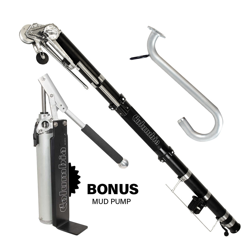 Columbia Automatic Taper & Gooseneck Set - Bonus Mud Pump