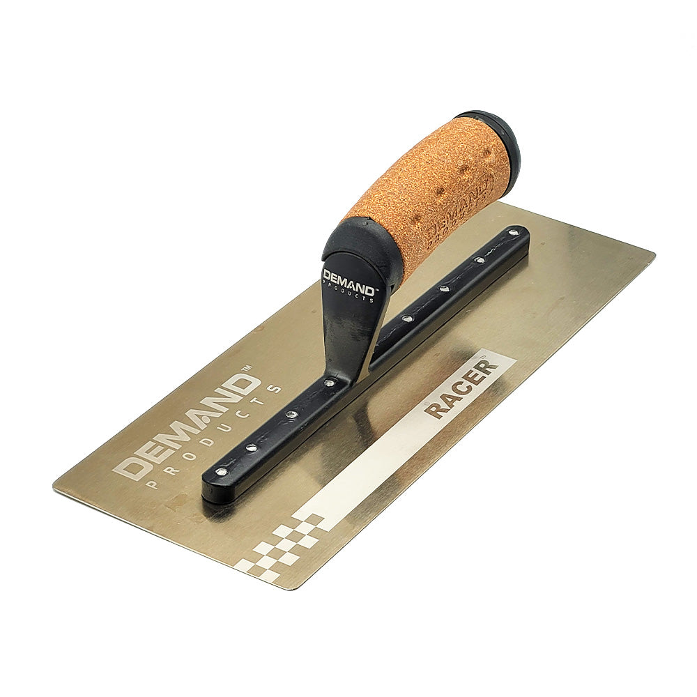 Demand Racer Golden Stainless Steel Trowels w/ Cork Handle