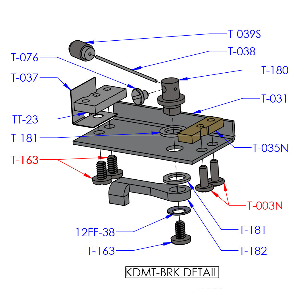 Drywall Master Adjustable Taper Roller Brake Kit