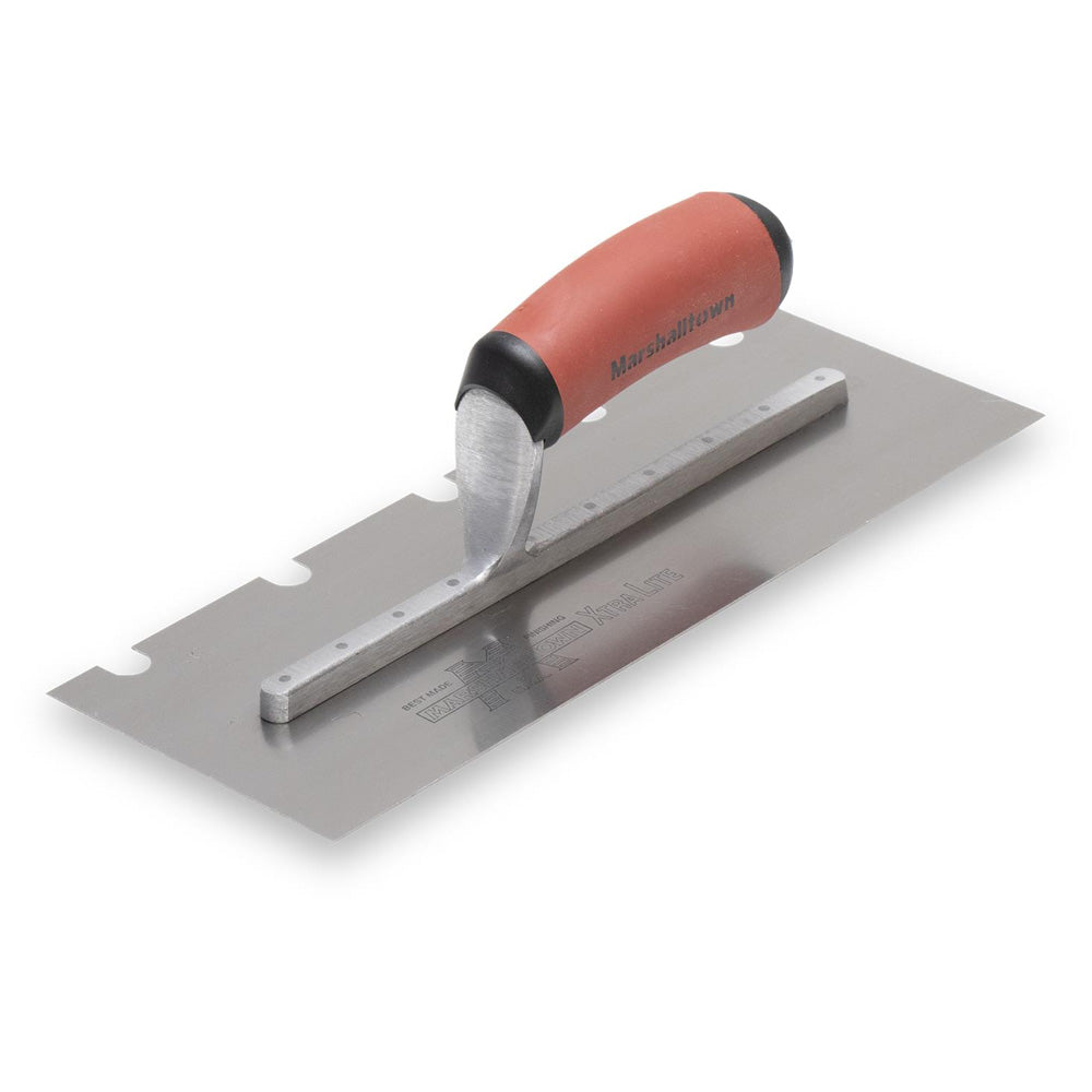 Marshalltown U-Notched Carbon Steel Trowels - ½" x ½" x 2"