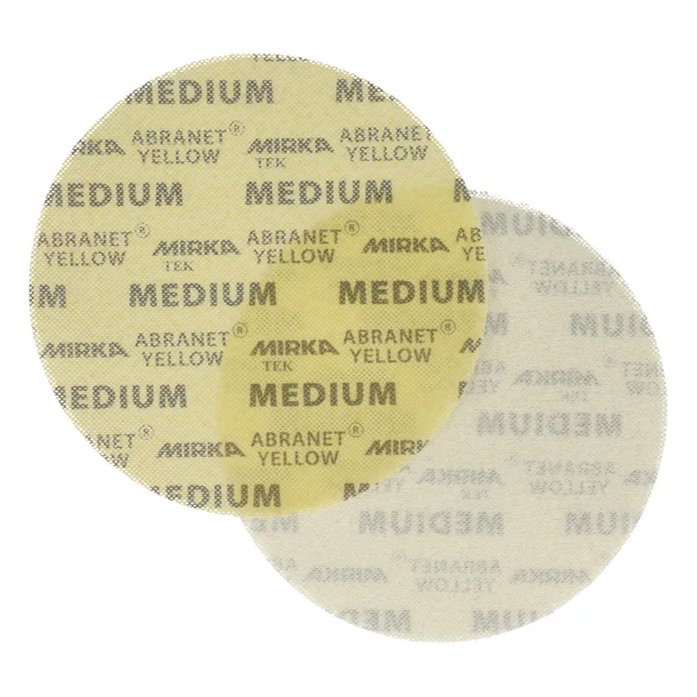Mirka Abranet Yellow 9" Grip Discs - 20 Pack