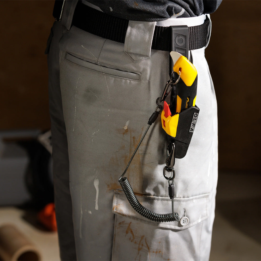 OLFA KH-1/L-5 18mm Ratchet Lock Knife + Locking Holster