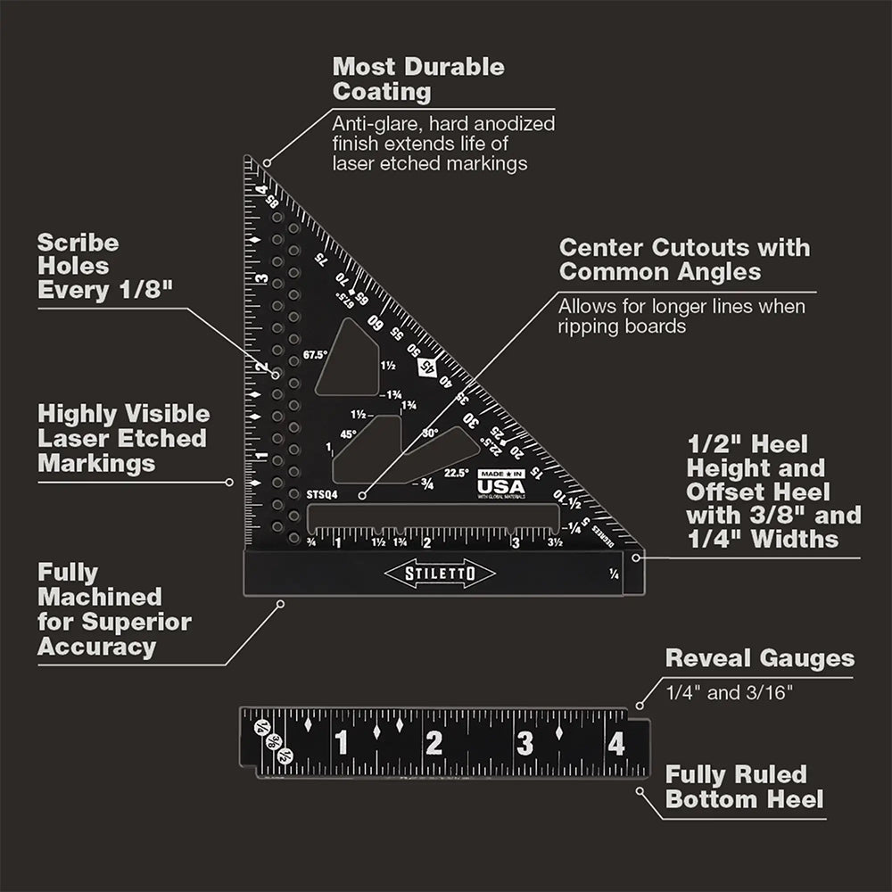 Stiletto 4-1/2" Trim Square