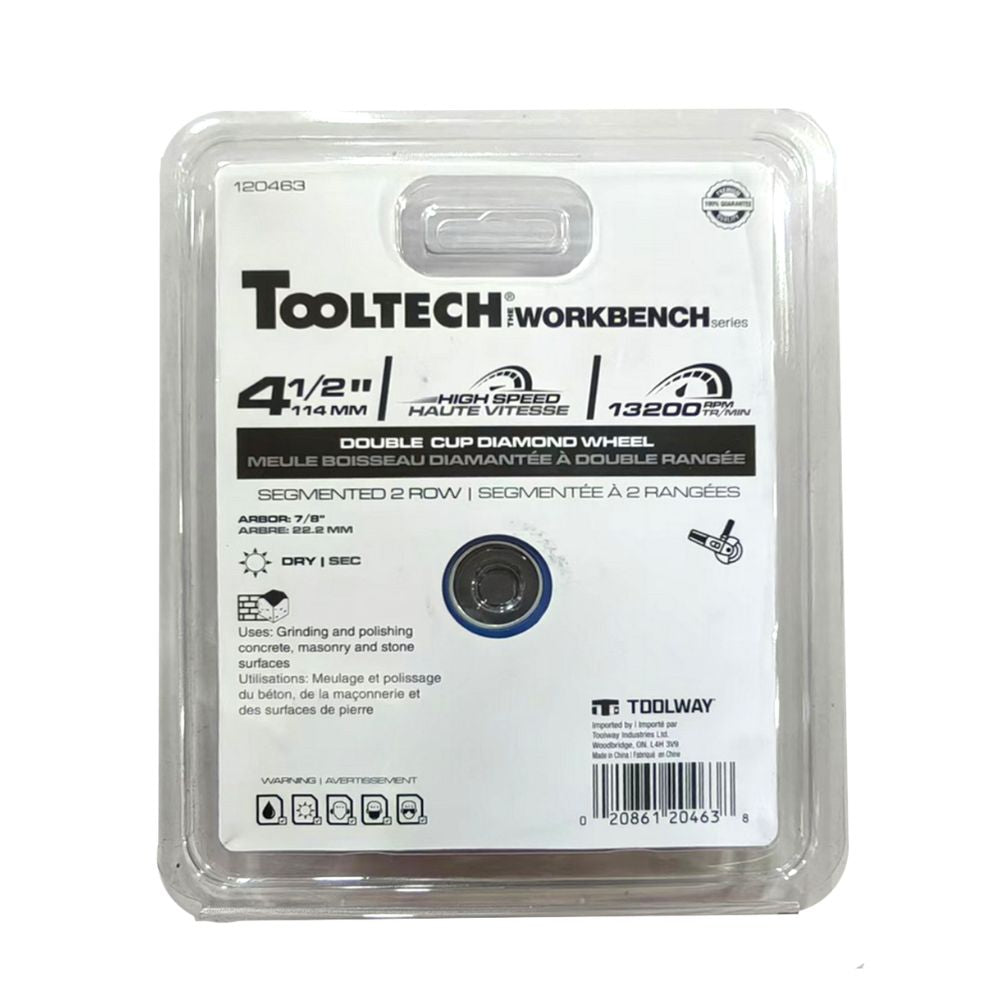 ToolTech Double Cup Diamond Wheel