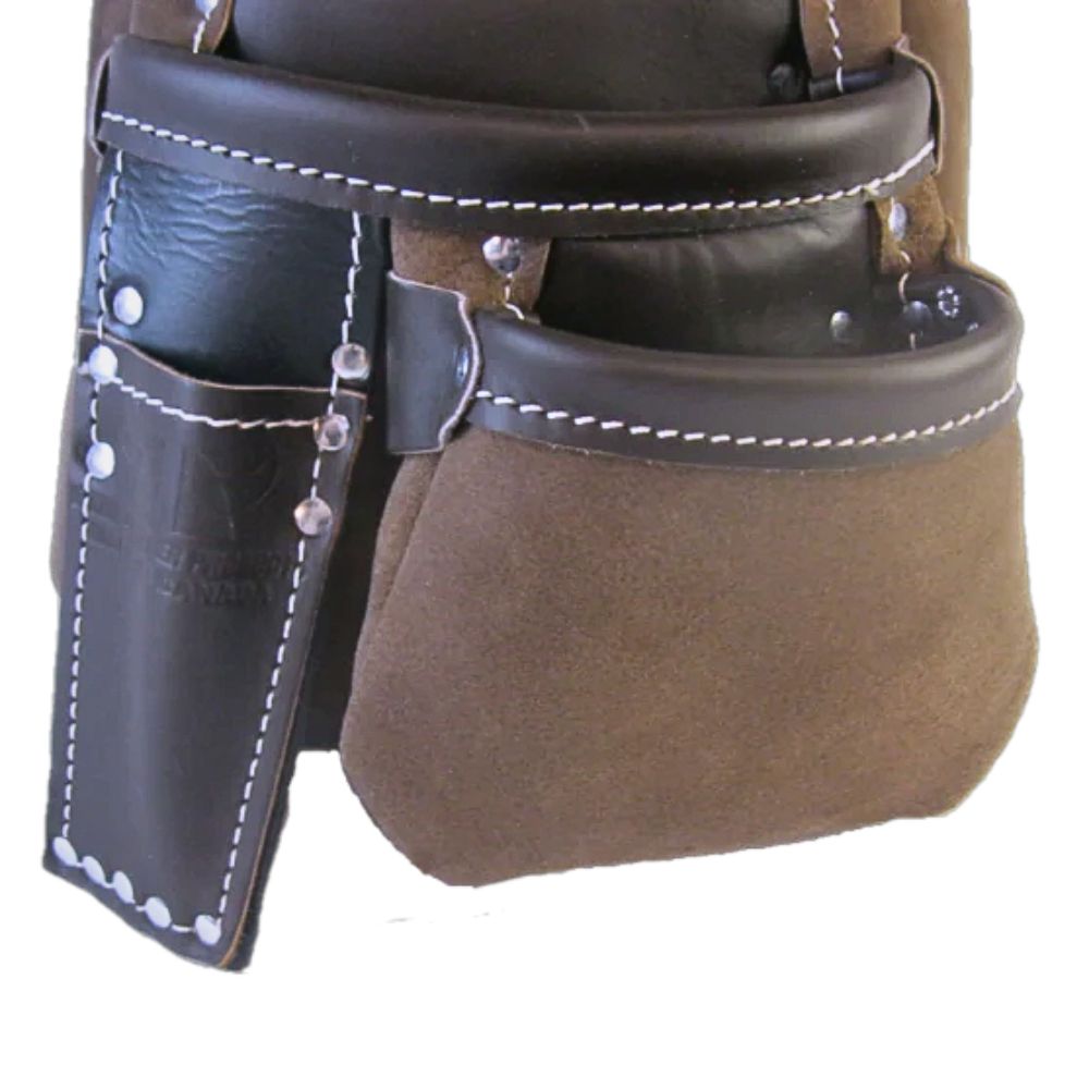 Viking Leather Leather Triple Plus Nail Pouch