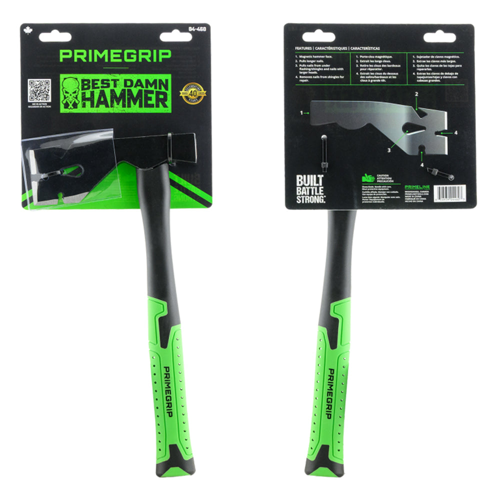 PrimeTools Best Damn Hammer Roofing Hatchet