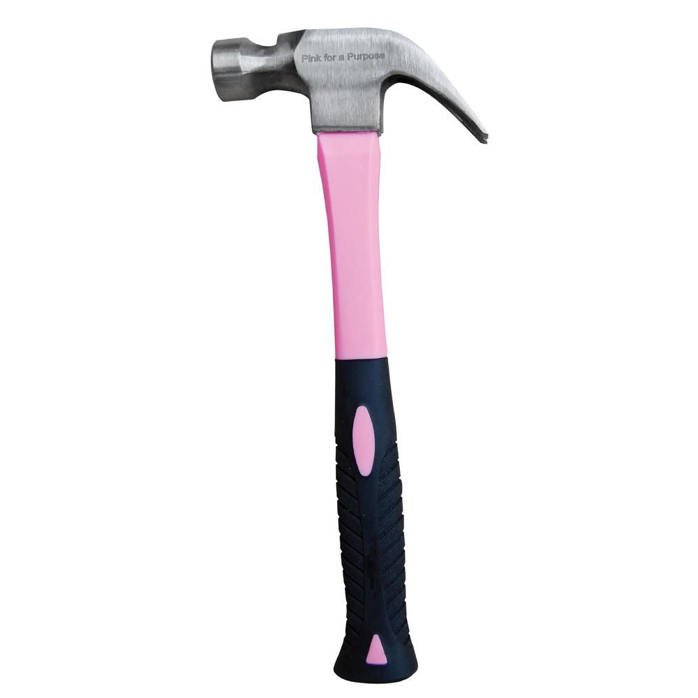 Tomboy Tools 13oz Pink Magnetic Hammer