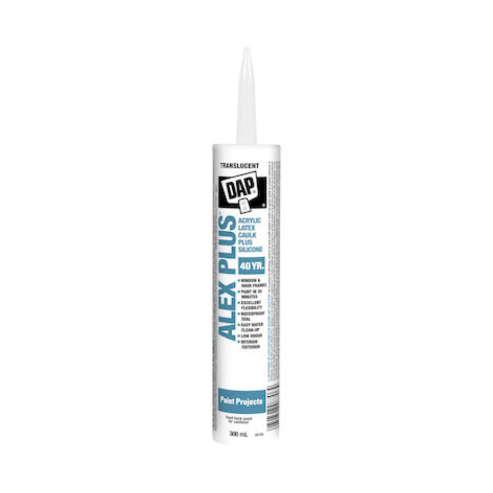 DAP ALEX PLUS® All-Purpose Acrylic Latex Caulk Plus Silicone