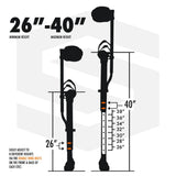 SurPro S1X Single Sided Magnesium Drywall Stilts