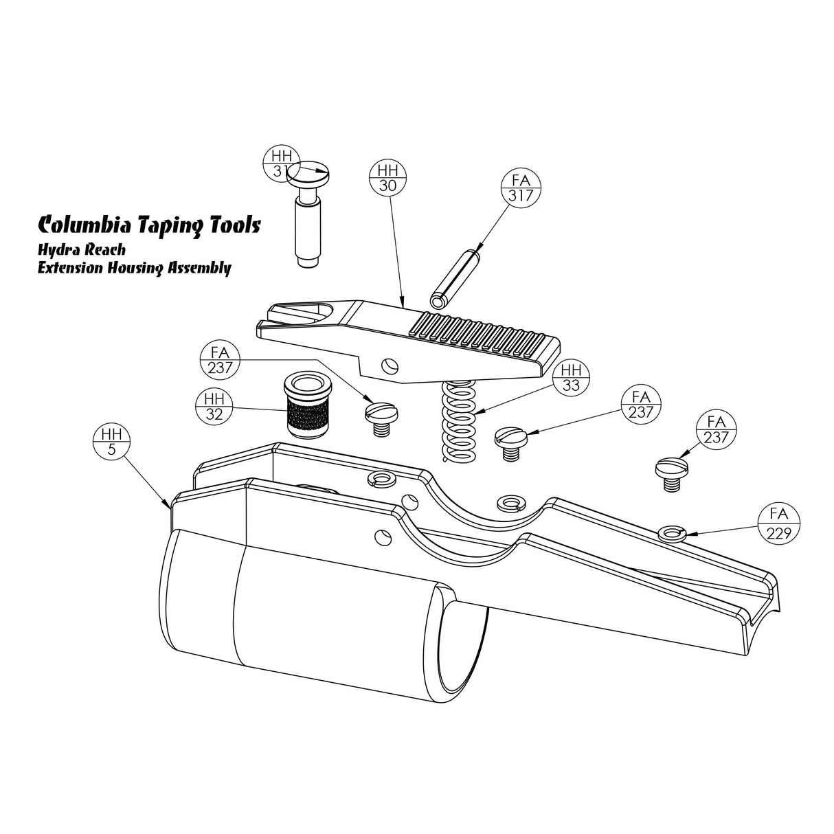 Columbia Matrix Handle Repair Parts