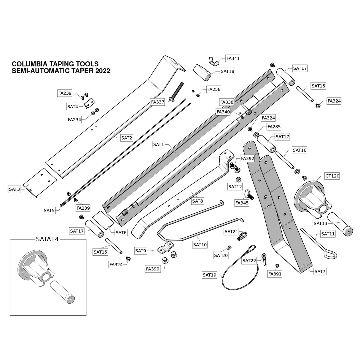 Columbia Semi-Automatic Taper (Super Taper) Repair Parts