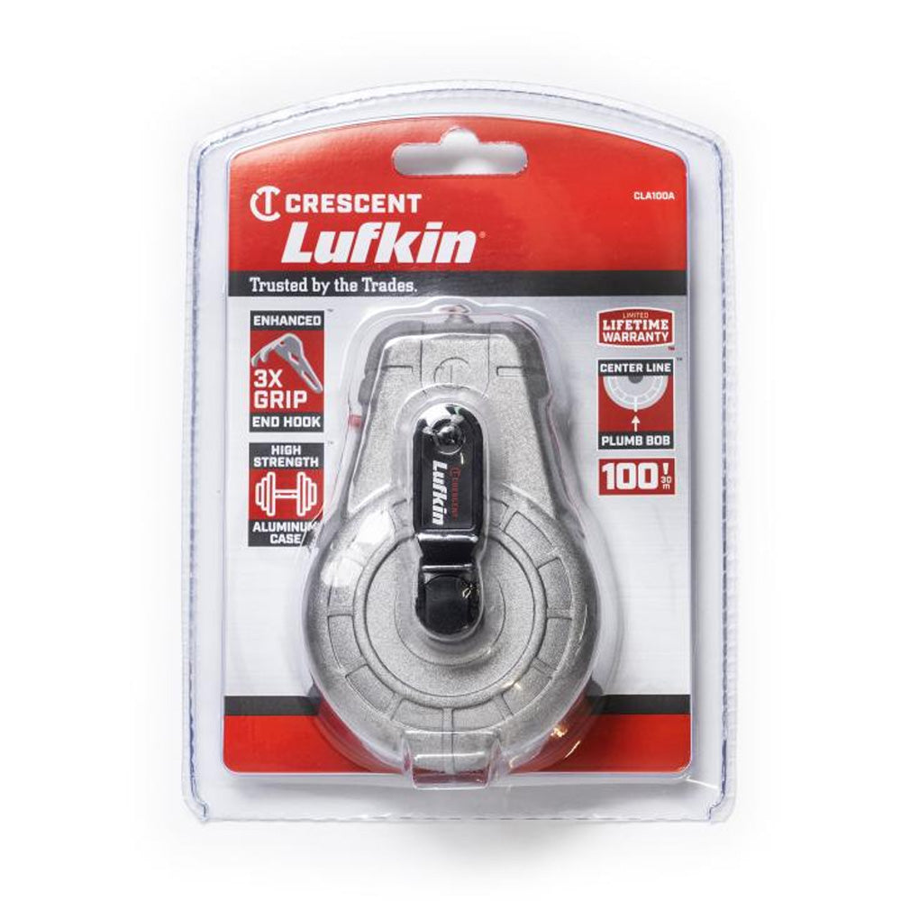 Lufkin 100' Aluminum Chalk Reel