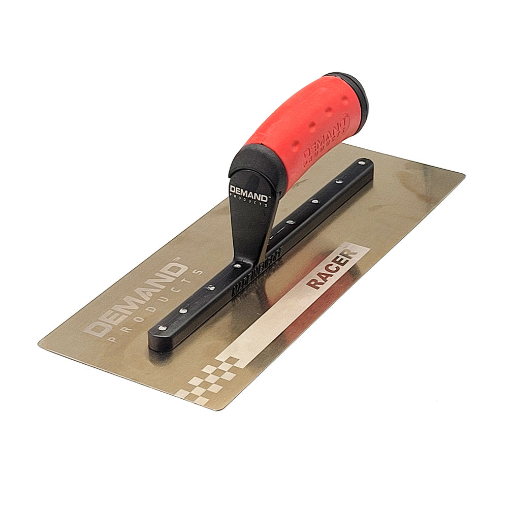 Demand Racer Golden Stainless Steel Trowels w/ Soft Grip Handle