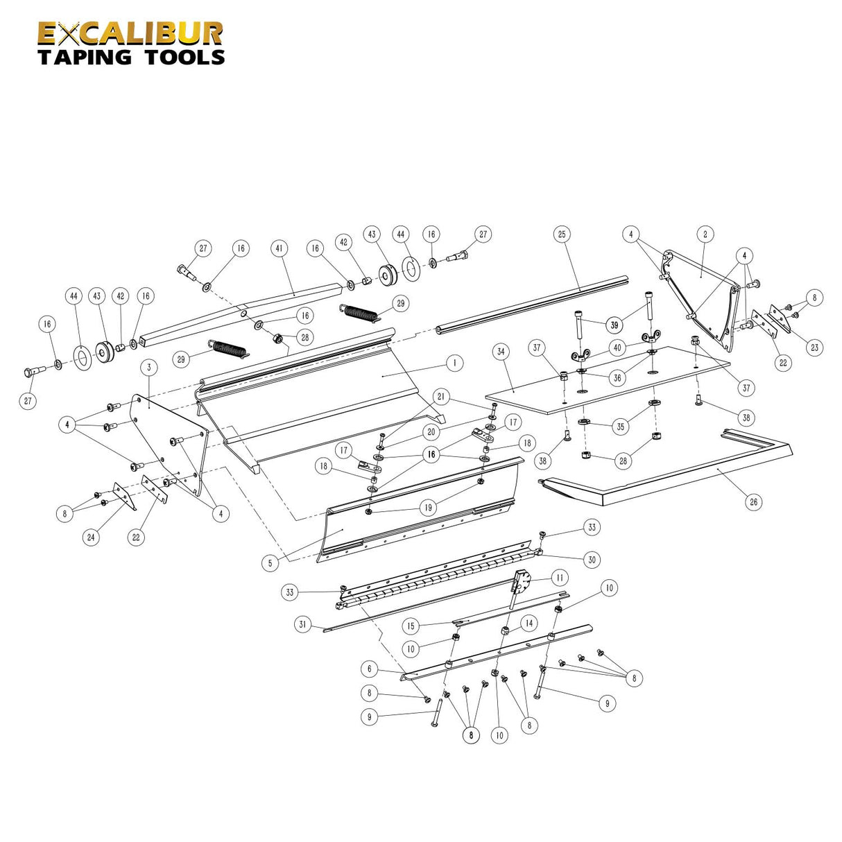 Excalibur Flat Box Repair Parts