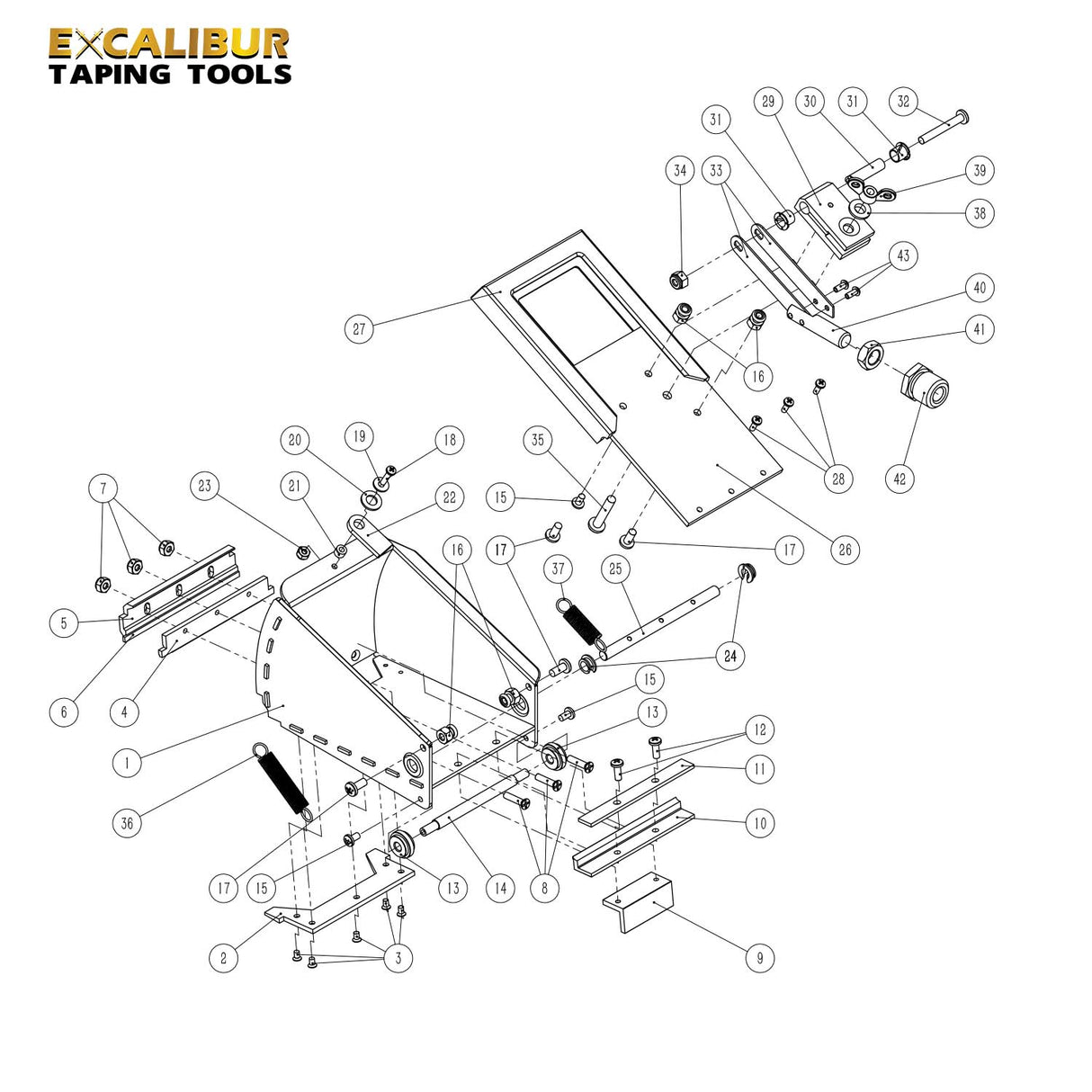 Excalibur Nail Spotter Repair Parts