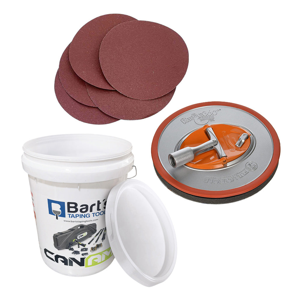Full Circle Radius 360 Sander Head in a Pail