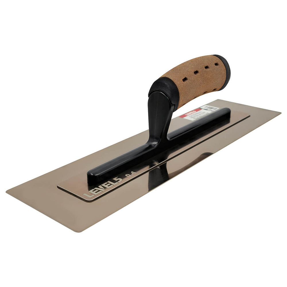 Level 5 Flat Flex Finishing Trowels (0.4mm Blade)