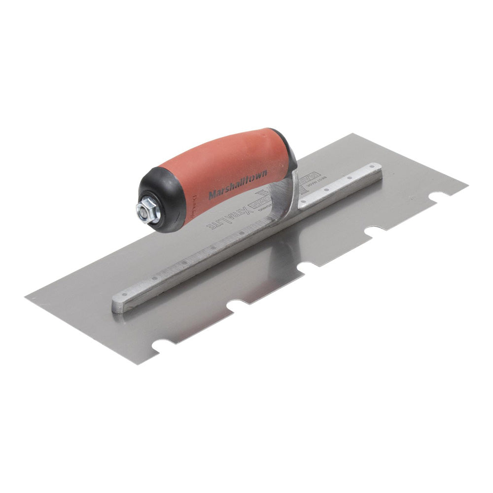 Marshalltown U-Notched Carbon Steel Trowels - ½" x ½" x 2"