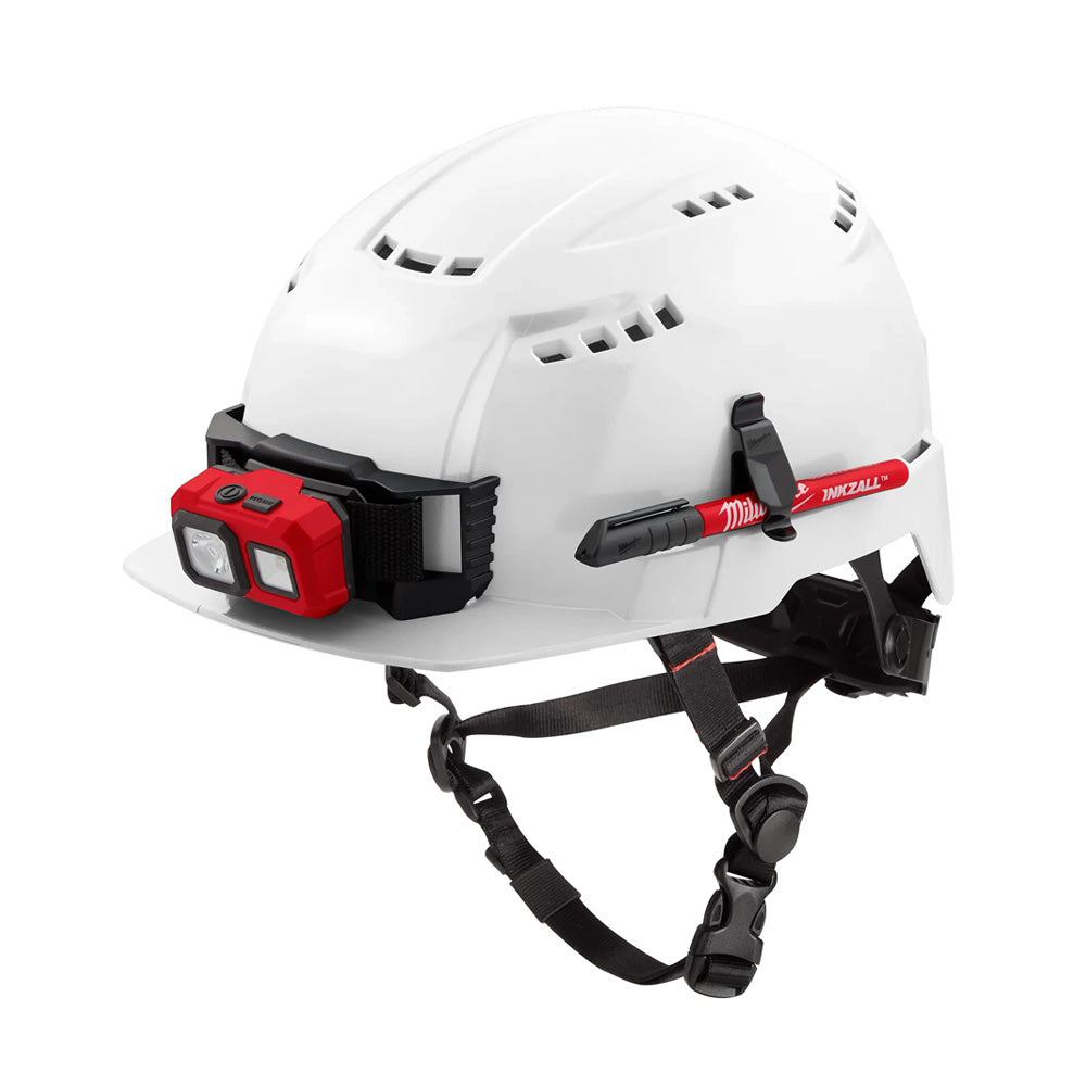 Milwaukee Front Brim Vented Safety Helmet
