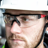 Milwaukee Safety Glasses - Clear Fog-Free Lenses