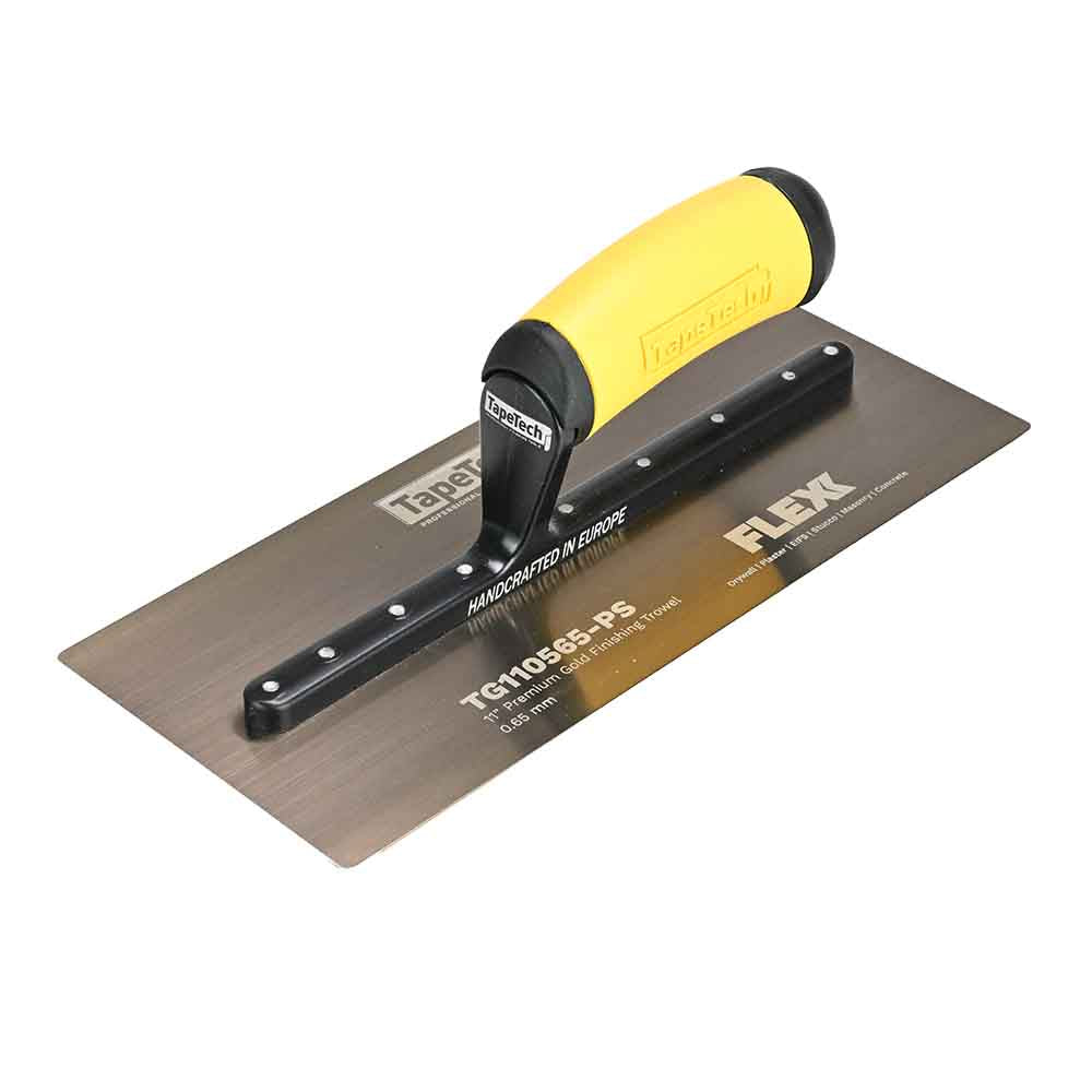 TapeTech Premium Flex Gold Stainless Steel Trowels 0.65mm