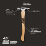 Stiletto 14oz Milled/Curved Hickory