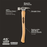 Stiletto 14oz Smooth/Curved Hickory