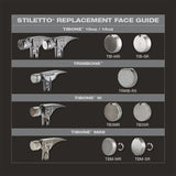 Stiletto TIBONE™ Smooth Steel Replacement Face