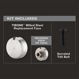 Stiletto TIBONE™ Smooth Steel Replacement Face