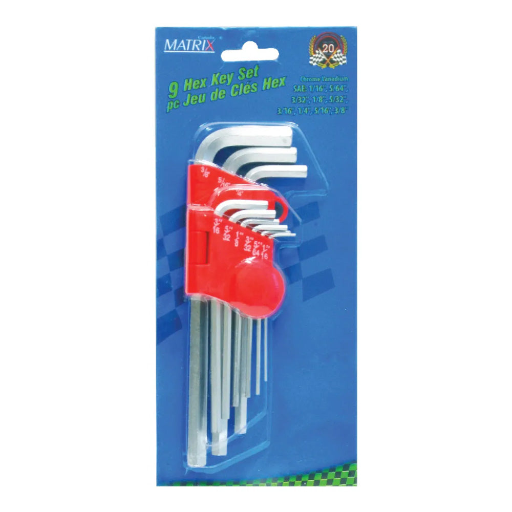 ToolTech 9pc Hex Key Set