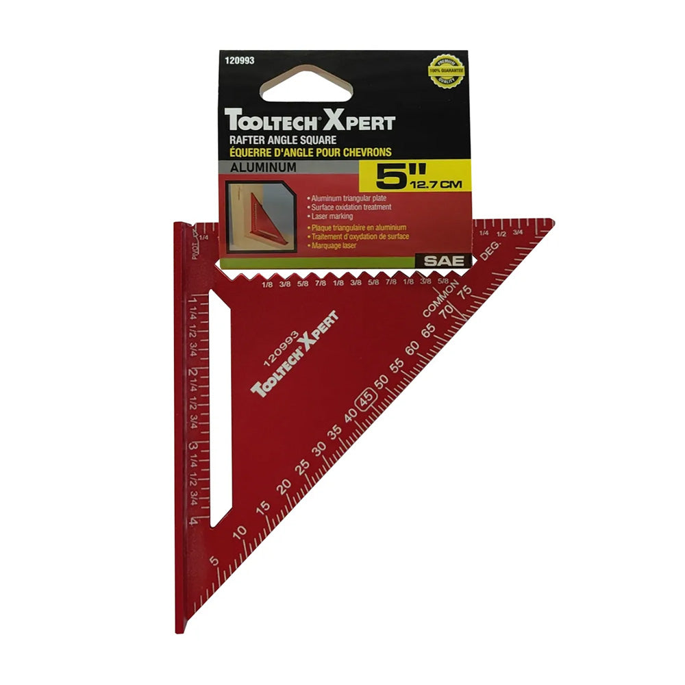 Tooltech Xpert 5" Aluminum Rafter Angle Square