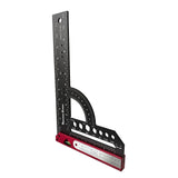 Tooltech Xpert 12" 8-in-1 Aluminum Multi-Functional Carpenter's Square