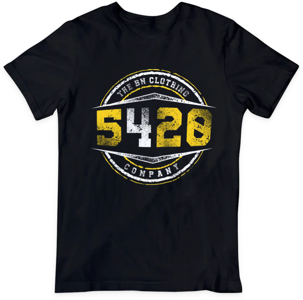 Black 5420 Badge T-Shirt