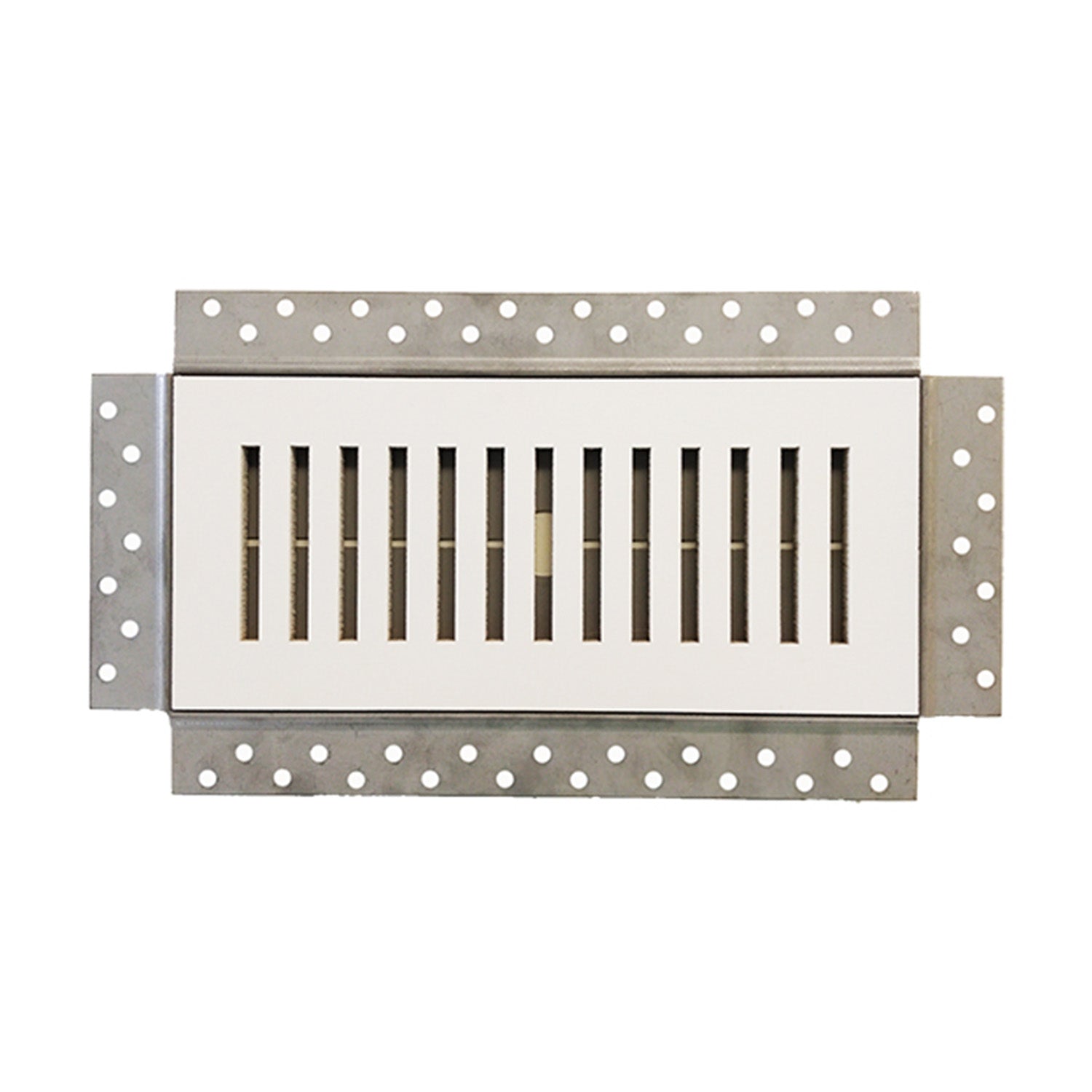ENVISIVENT (CB5002) – Removable Magnetic Mud-In Flush Mounted Wall/Ceiling Air Supply Vent, 10” x 4” Duct