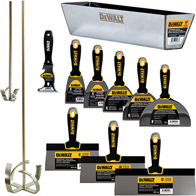 DeWALT Deluxe Stainless Steel Hand Tool Set With Optional Mixer Drill