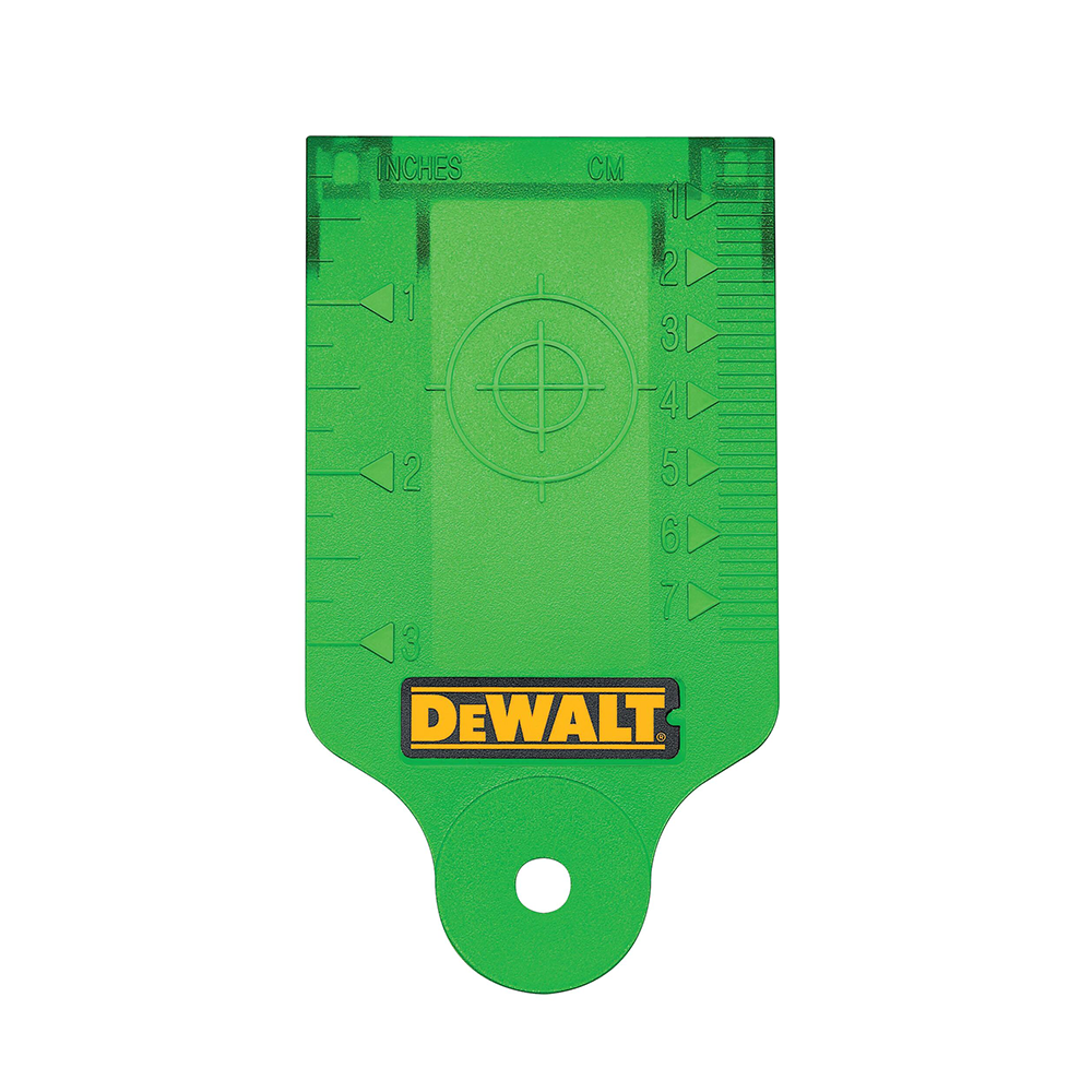 DeWALT Laser Target Card